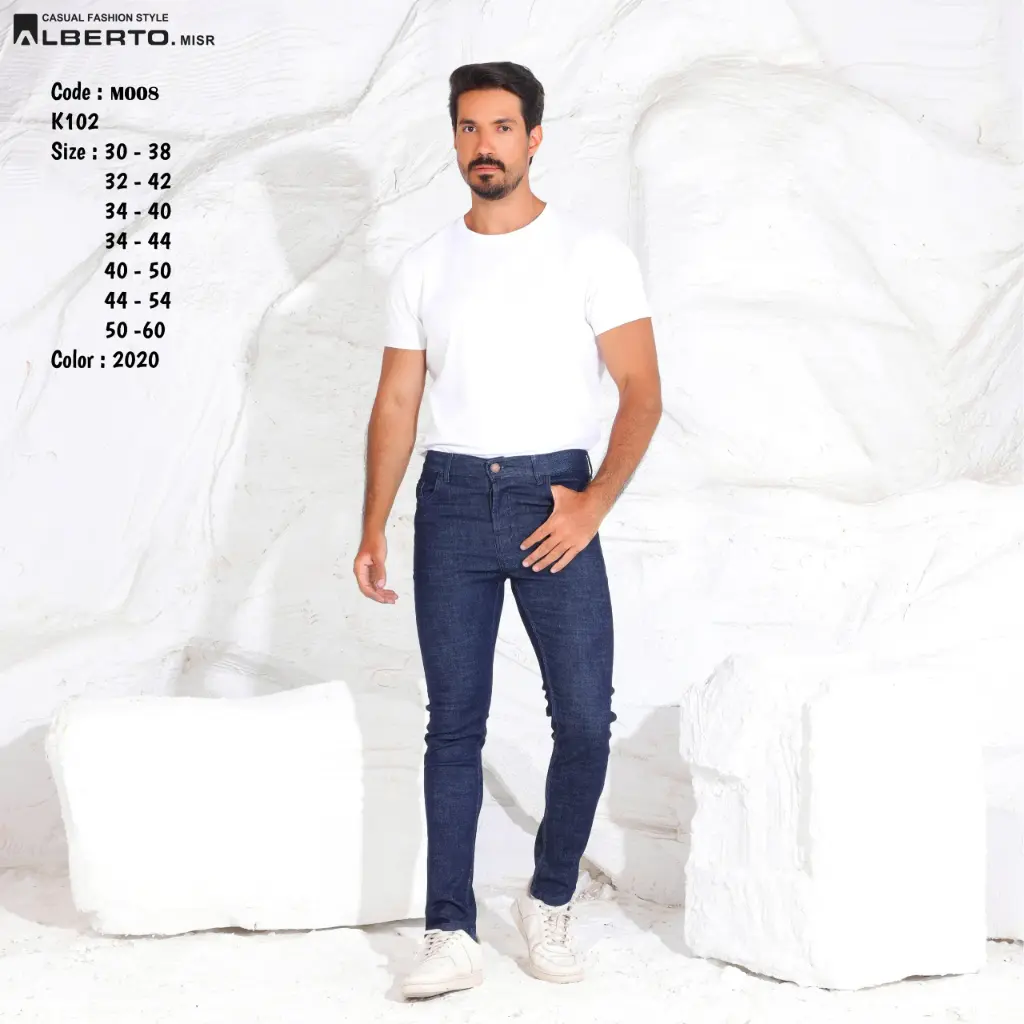بنطلون رجالي جينز M008